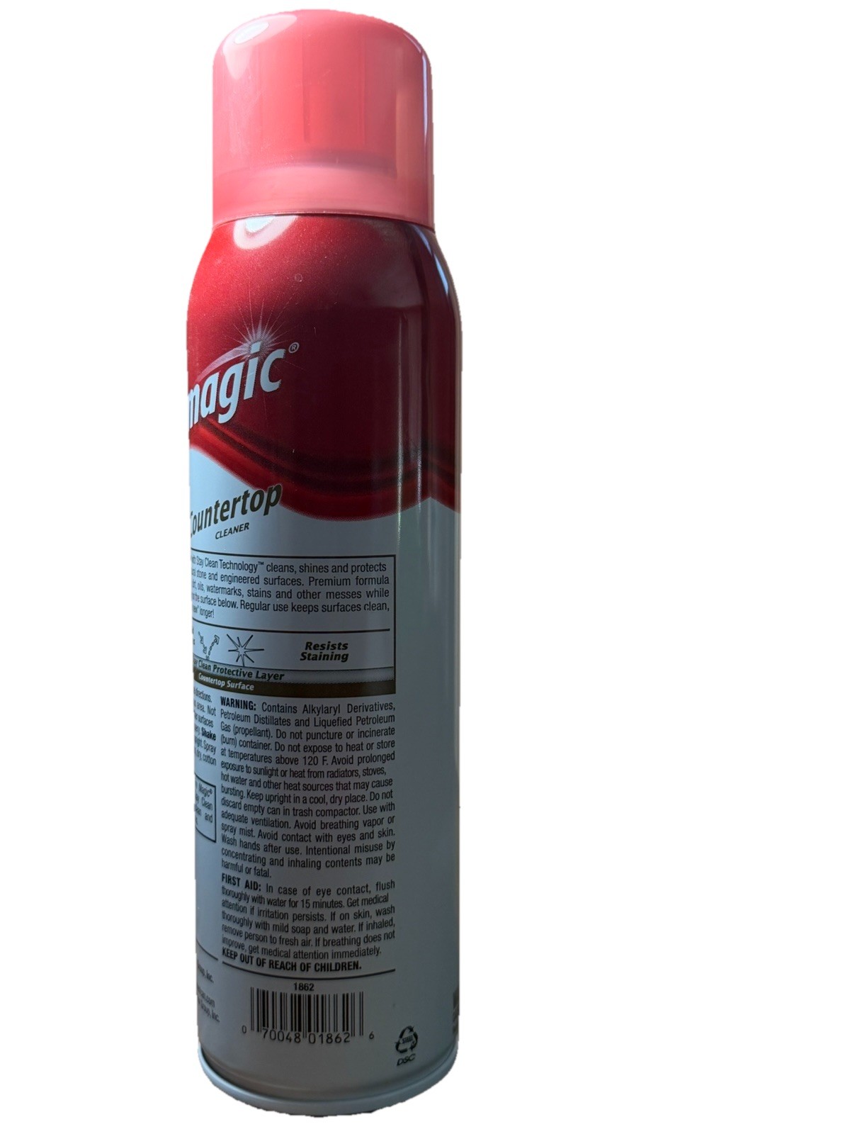 Magic Countertop Cleaner, Ideal for Laminate, 17oz DISCONTINUED Red/White Bottle