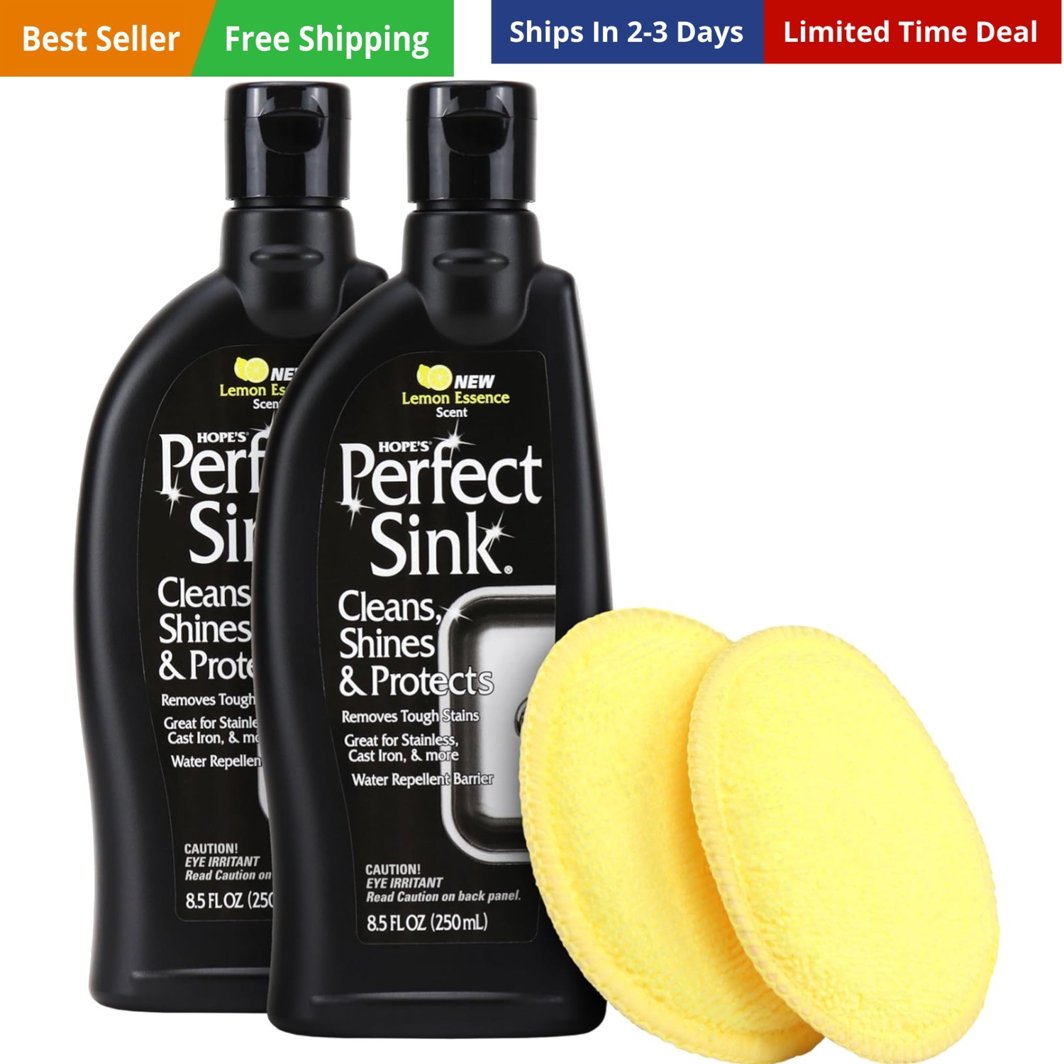 Perfect Sink Cleaner and Polish, Restorative, Water-Repellent, Removes Stains…