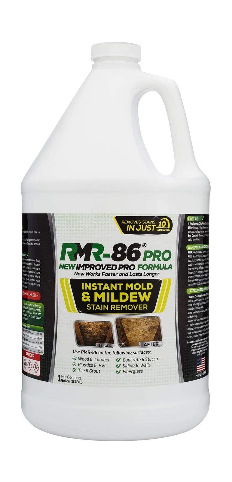 RMR-86 Pro Instant Mold Stain & Mildew Stain Remover – Contractor Grade Clean…