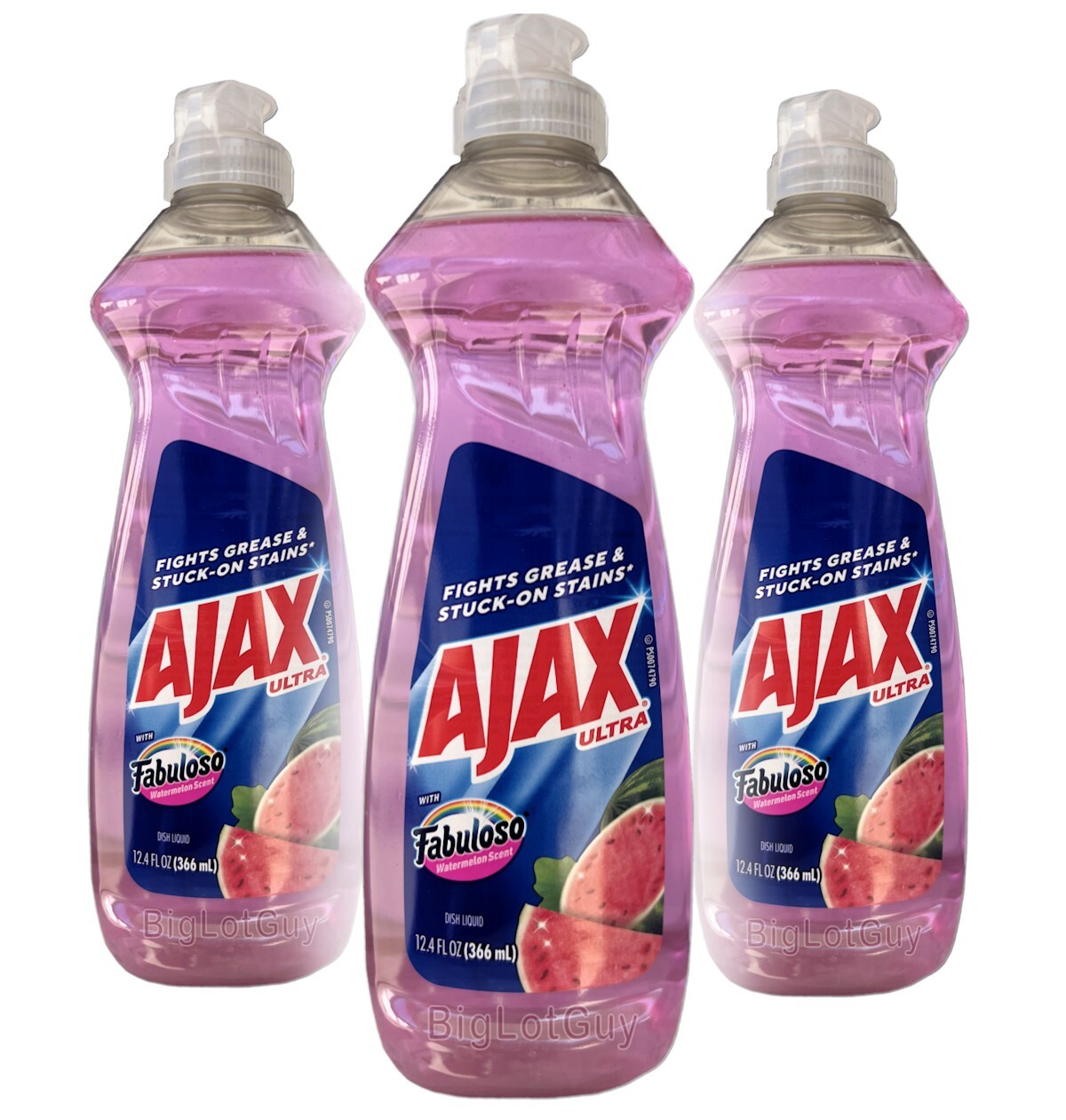 Ajax FABULOSO SCENTED Dish Washing Liquid Soap 12.4oz. Kitchen Supplies 3-Pack