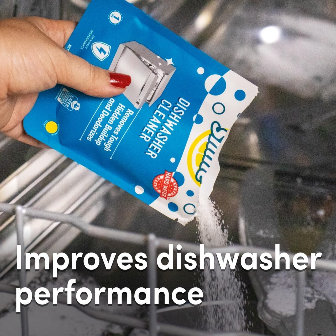 Natural Dishwasher Cleaner – Dishwasher Cleaner and Deodorizer Powered by Citric