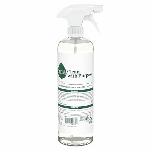 Seventh Generation Glass Cleaner Sparkling Sea 23 Fl Oz Streak Free Shine