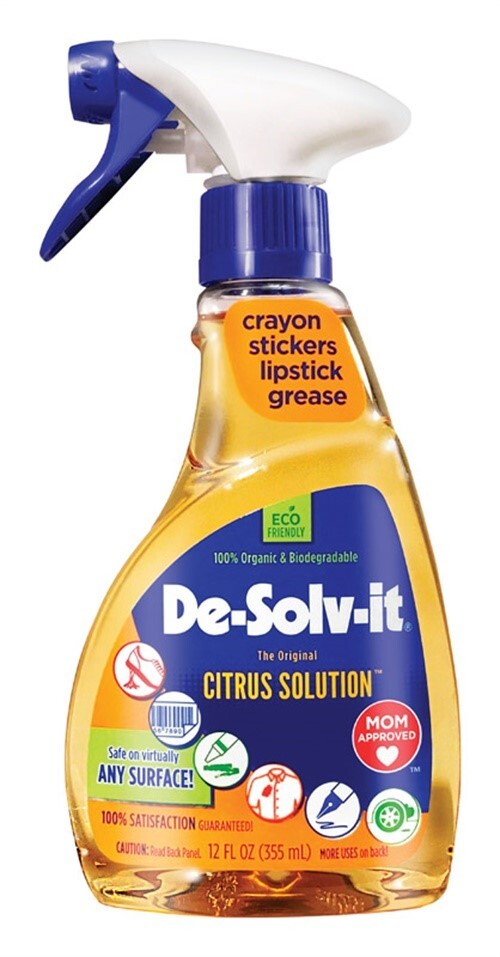 Orange-Sol De-Solv-It Citrus Solution – Odor & Stain Remover for Cloth, Wood, Gl