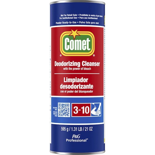 Comet 32987 Bathroom Cleaner, Canister, 21 Oz, Unscented