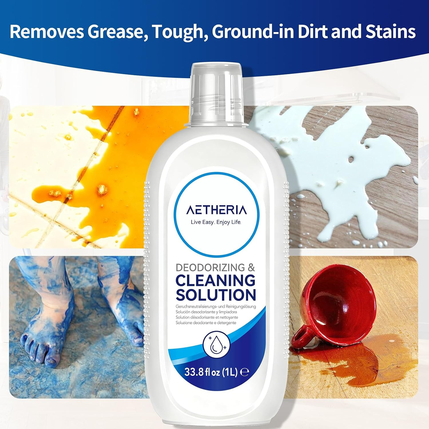 33.8 Fl Oz Floor Cleaning Solution Compatible With Tineco, Suitable With All Rob