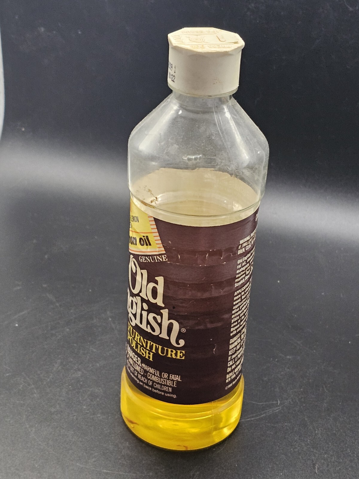 Vtg Old English Lemon Oil Furniture 1988 Polish Wood Conditioner Cleaner 16 Oz.