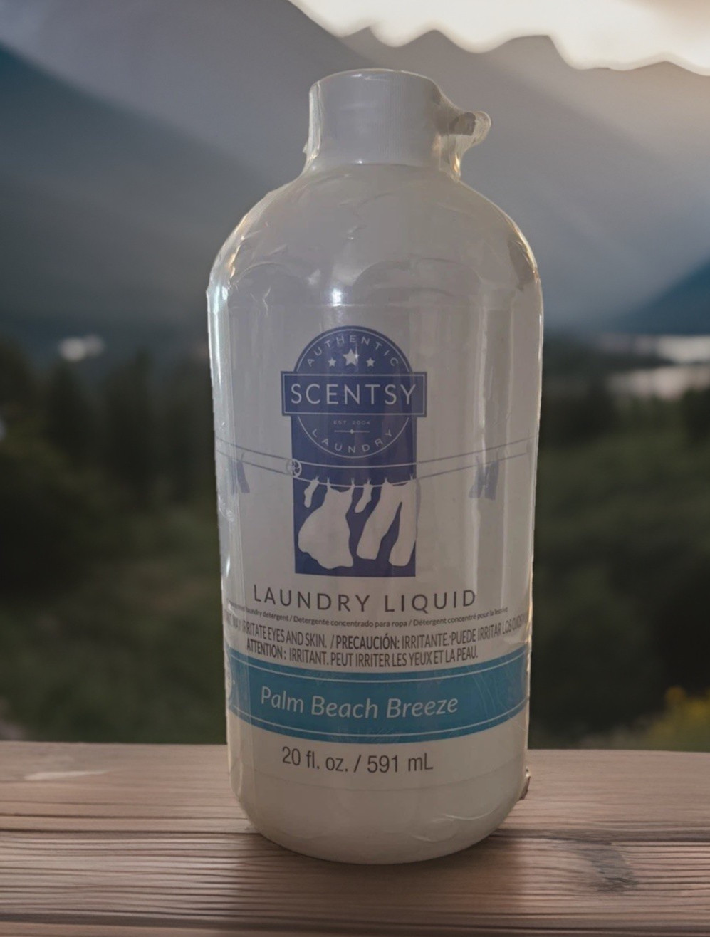 Scentsy Laundry Liquid Palm Beach Breeze 20 oz. Concentrated Detergent Pump Rare