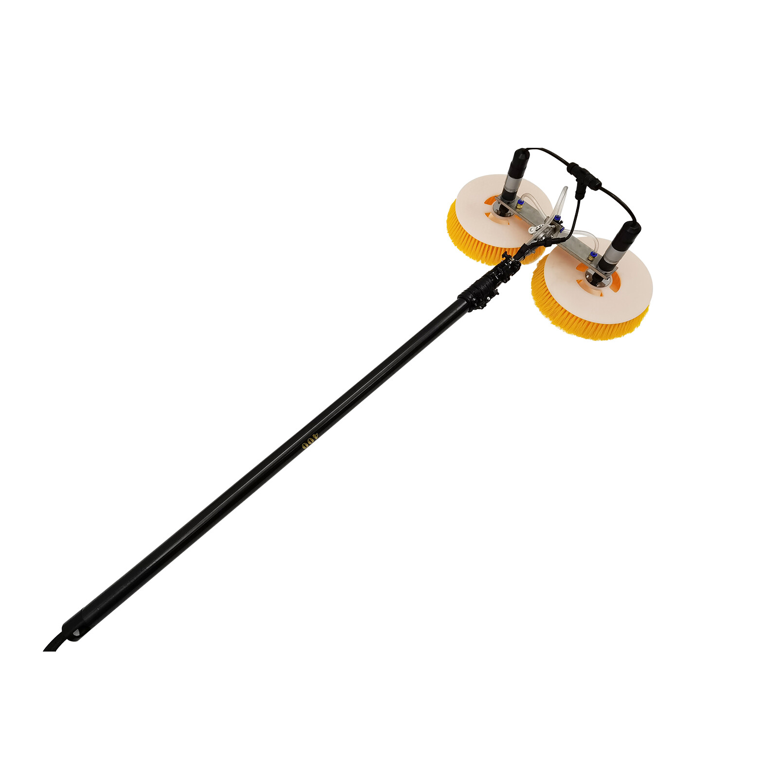 Electric Double Head Solar Photovoltaic Panel Cleaner Scrubbing Machine 110V
