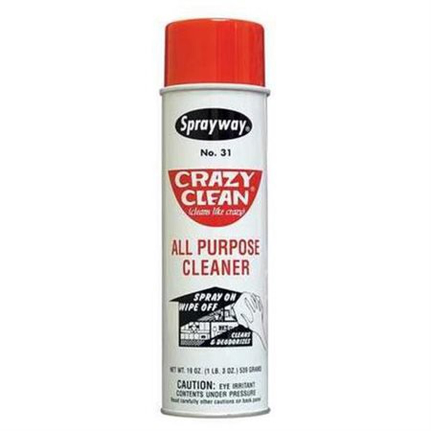 Sprayway SW031 Crazy Clean All Purpose Cleaner 19 oz. (Pack of 3)