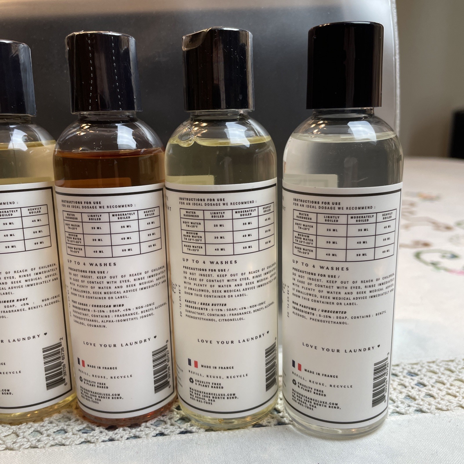 Maison France Luxe Laundry Detergent Sample Set