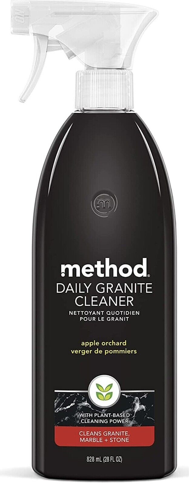 Method 2 Packs Included Daily Granite Cleaner Spray, Apple Orchard, 28 Ounce ea.