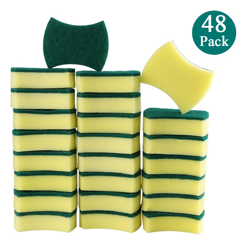 Dishwashing Sponge | Absorbent Kitchen Grease Cleaner| Pot Rust Stain Brush