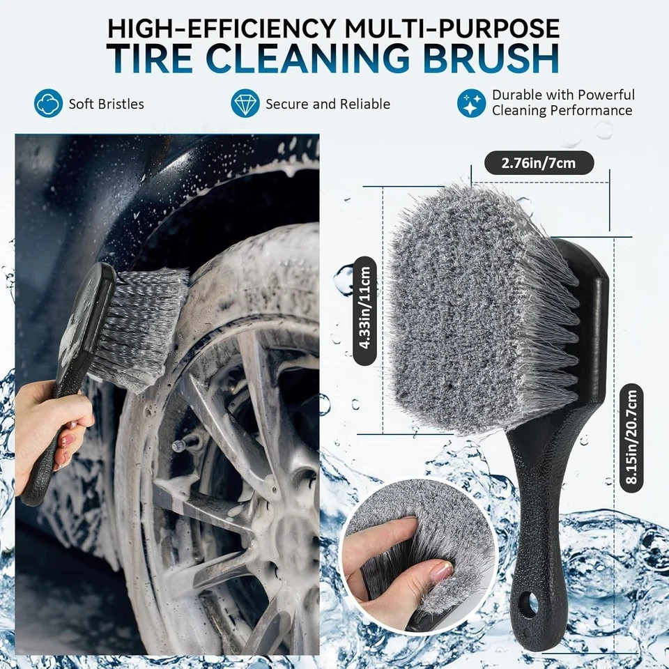 Tire Brushes for Cleaning Tires, Car Wheel Brushes for Cleaning Wheels,