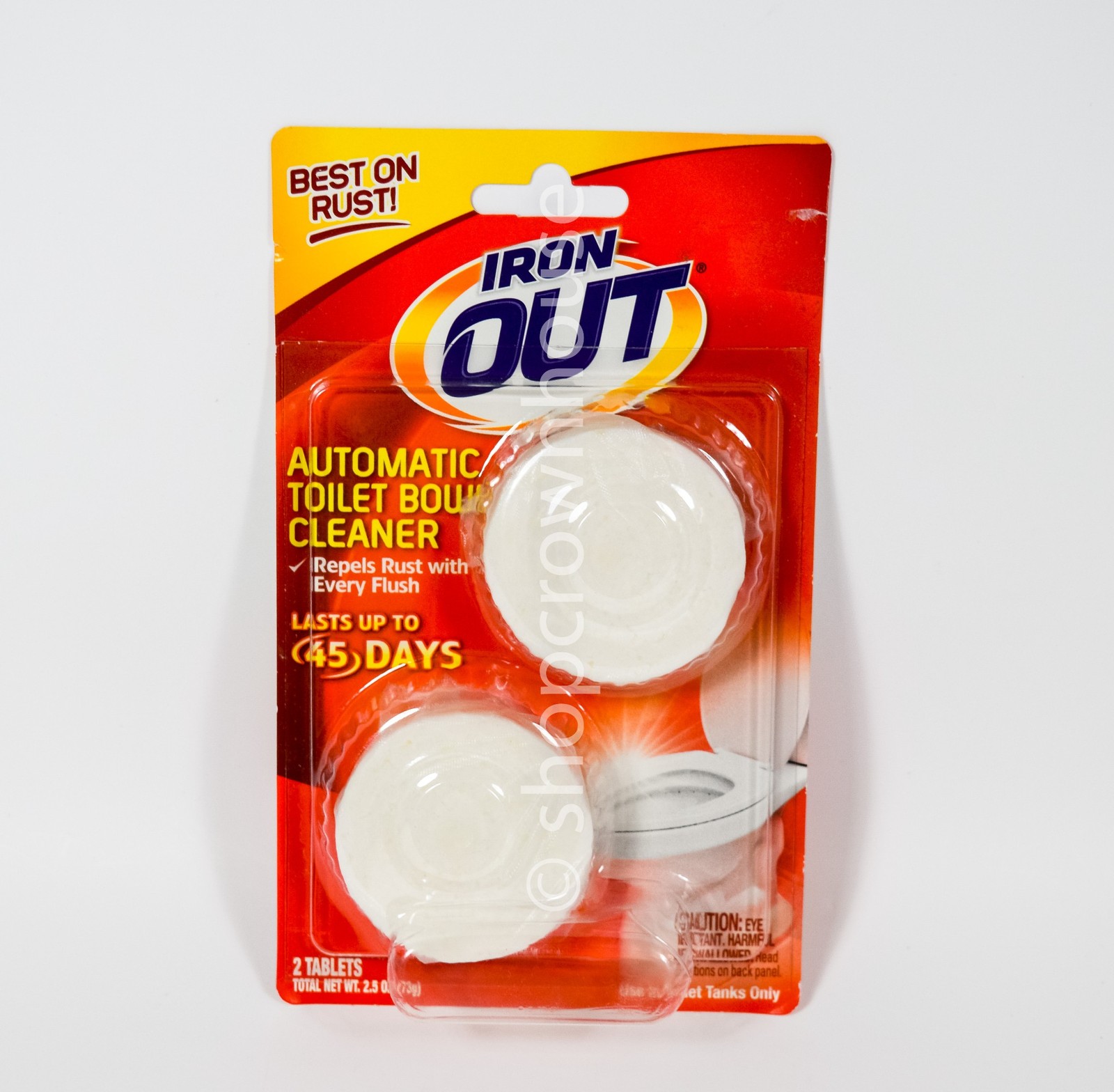 Iron OUT Automatic Toilet Bowl Cleaner Tablets Helps Remove and Prevent Rust