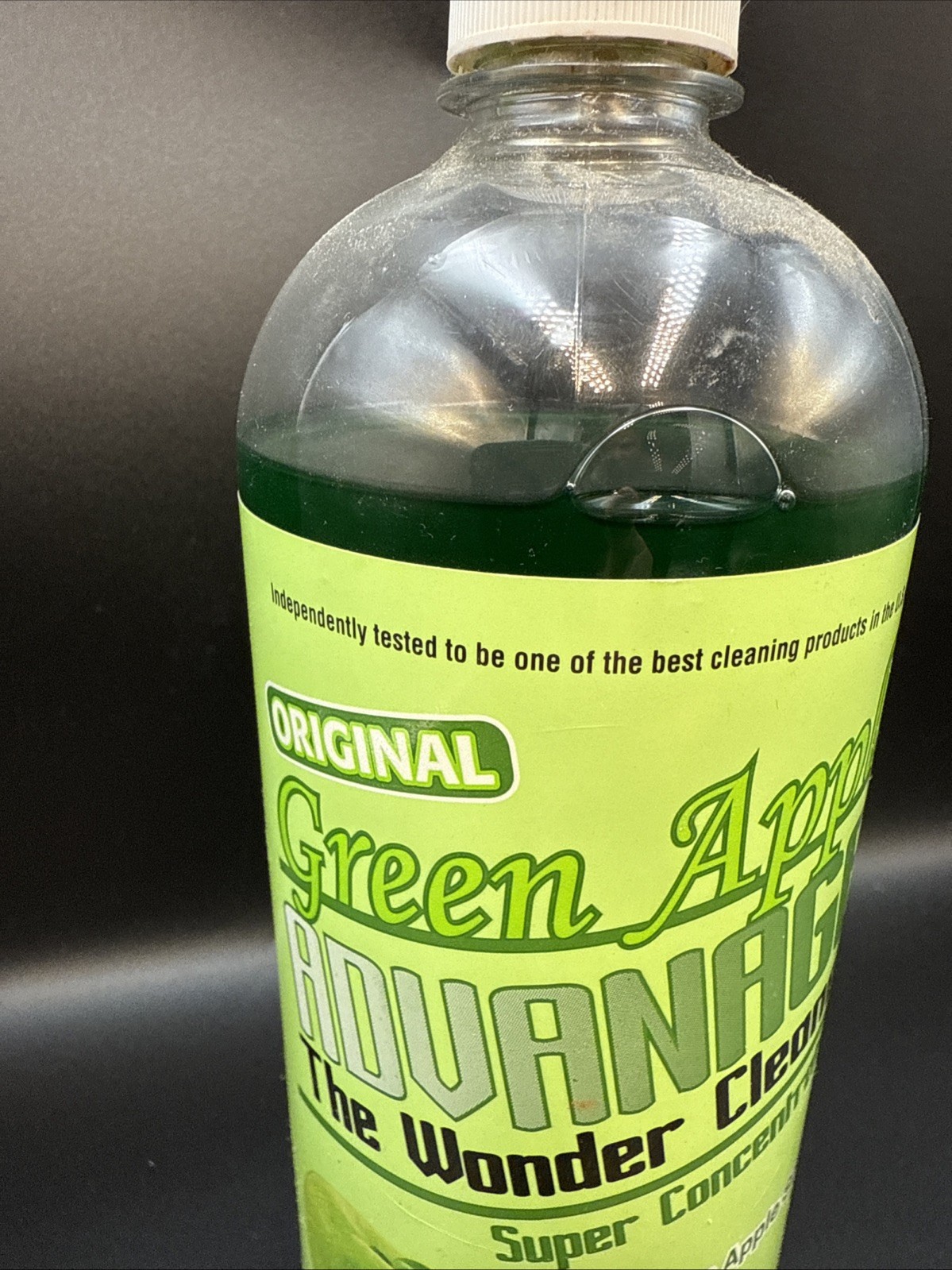 ADVANAGE 20X Green Apple Multi-Purpose Cleaner Ultra Concentrated Formula 34 OZ