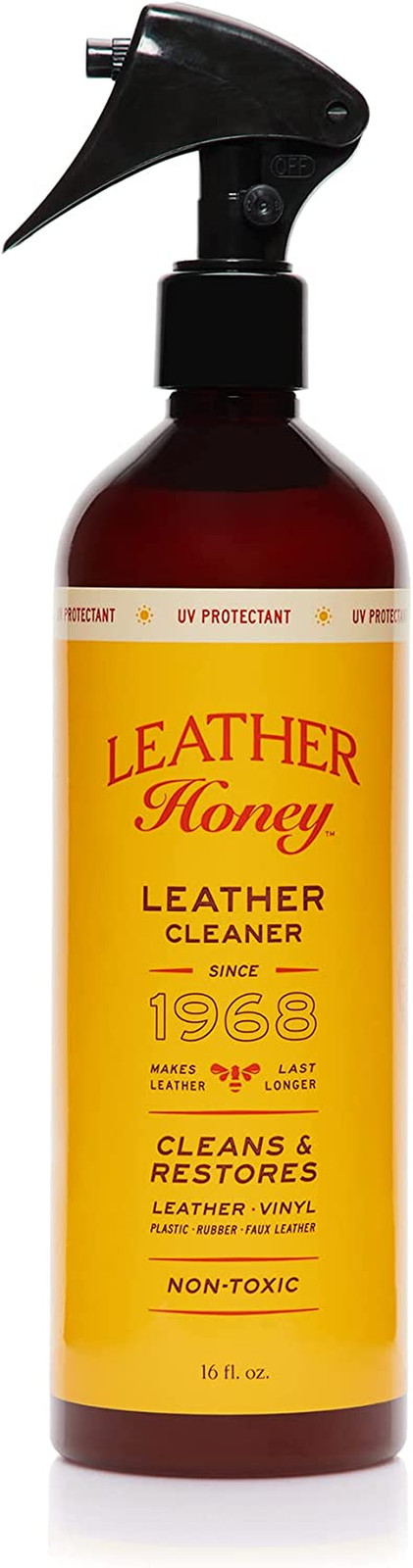 Leather Cleaner Spray: UV Protectant, Non-Toxic & Made in the USA since 1968. Cl