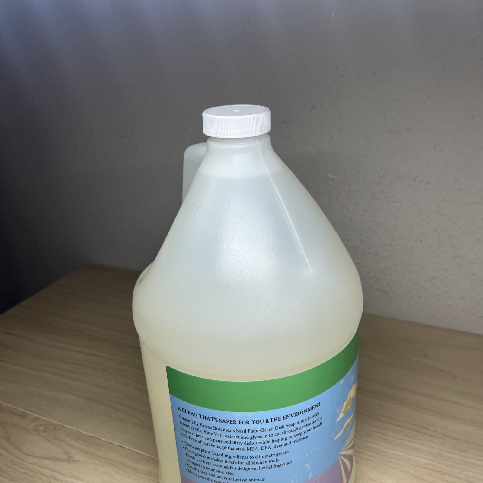 128 Fl Oz Plant Based Dish Soap Maximum Grease Cleaning Power Eco Friendly