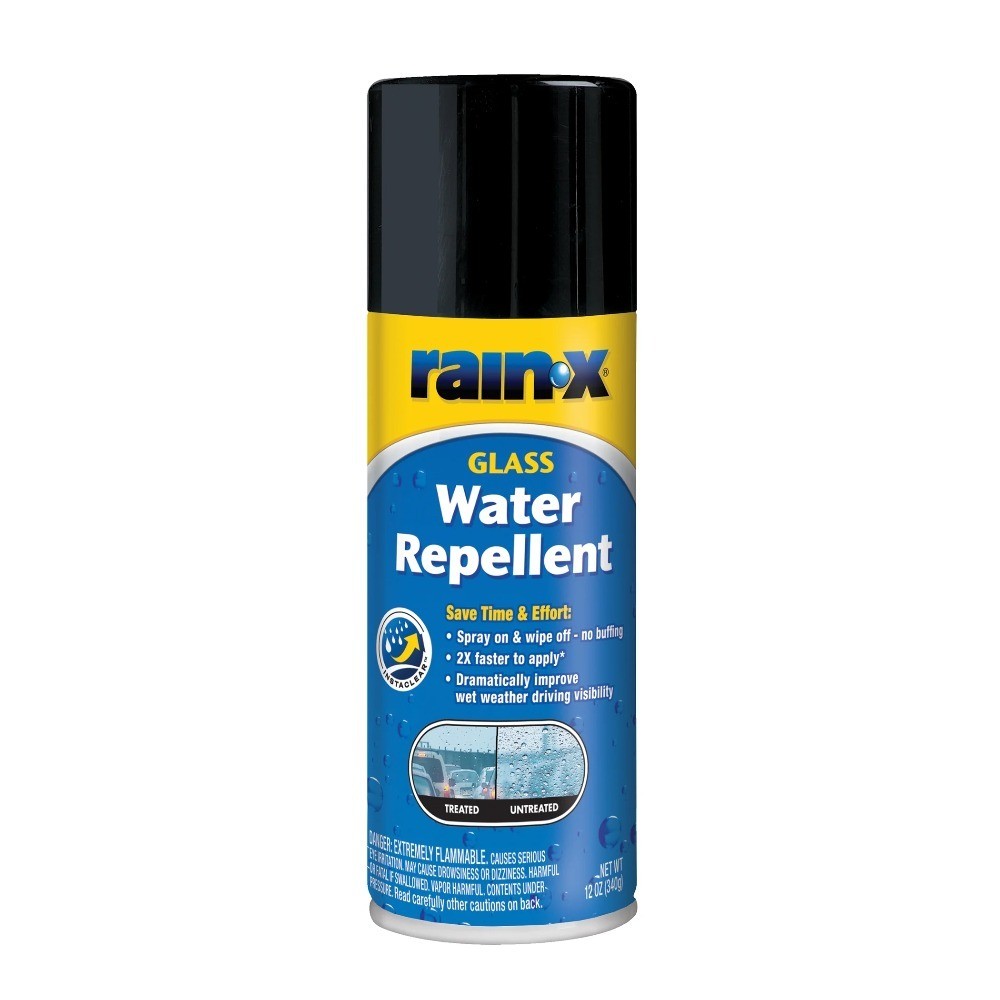 Water Repellent Glass Treatment Aerosol Spray 12 oz Protective Coating