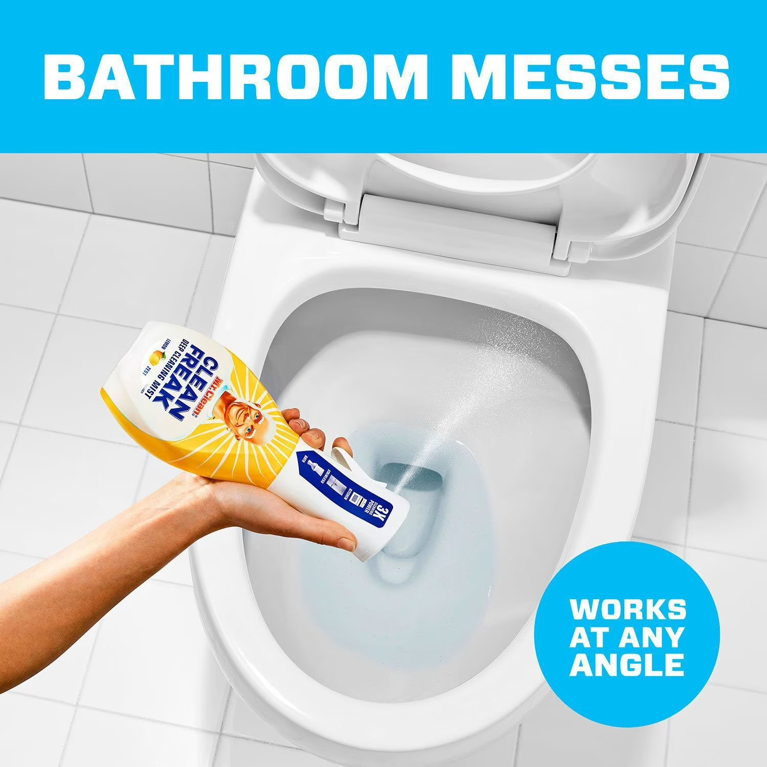 Mr. Clean Clean Freak Multi-Surface Cleaner, Lemon Zest, 2 trigger sprays + refi