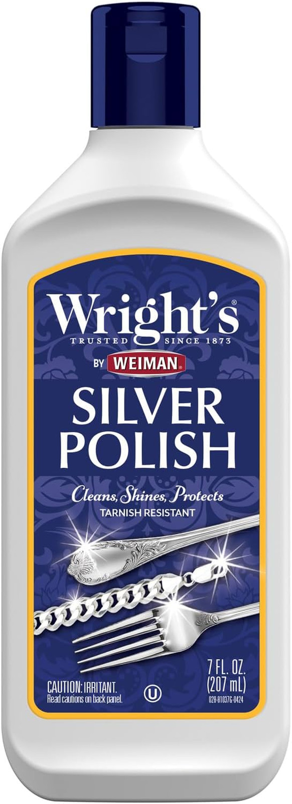 Wright’S Silver Cleaner and Polish – 7 Ounce – Ammonia Free – Use on Silver, Jew