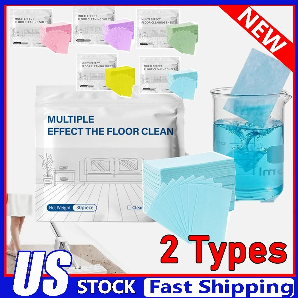 30/100PCS Multi-Surface Floor Cleaning Tablets Deep Clean Floor Cleaner