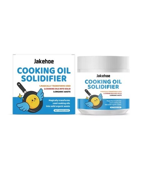 Cooking Oil Solidifier Powder Grease Hardener Eco Kitchen Waste Cleaning Tool