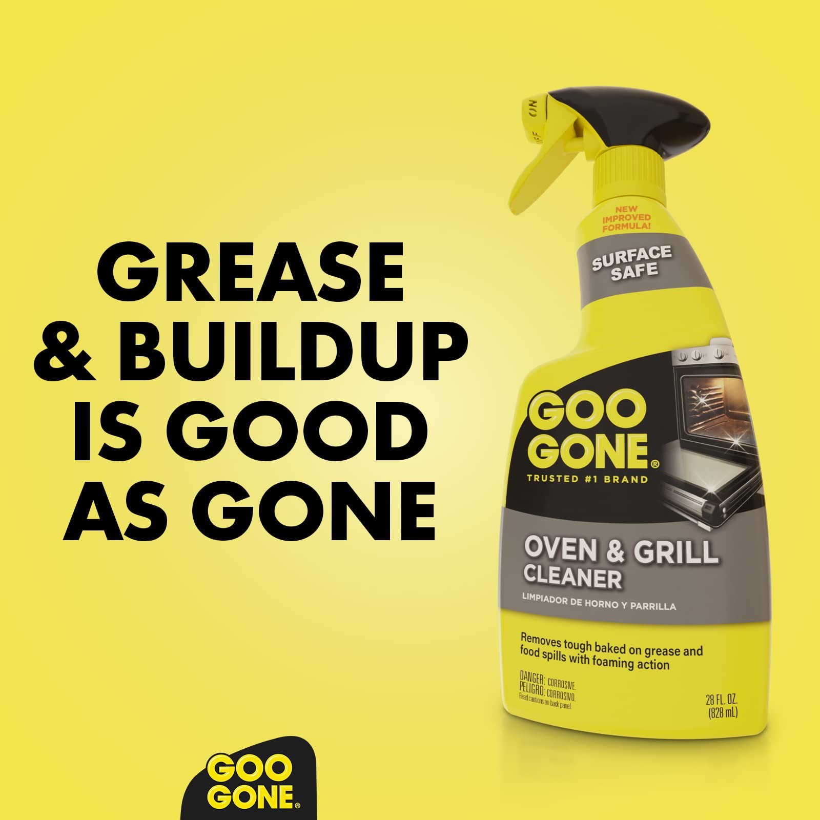 Oven and Grill Cleaner – 28 Ounce – Removes Tough Baked On Grease and Food Sp…