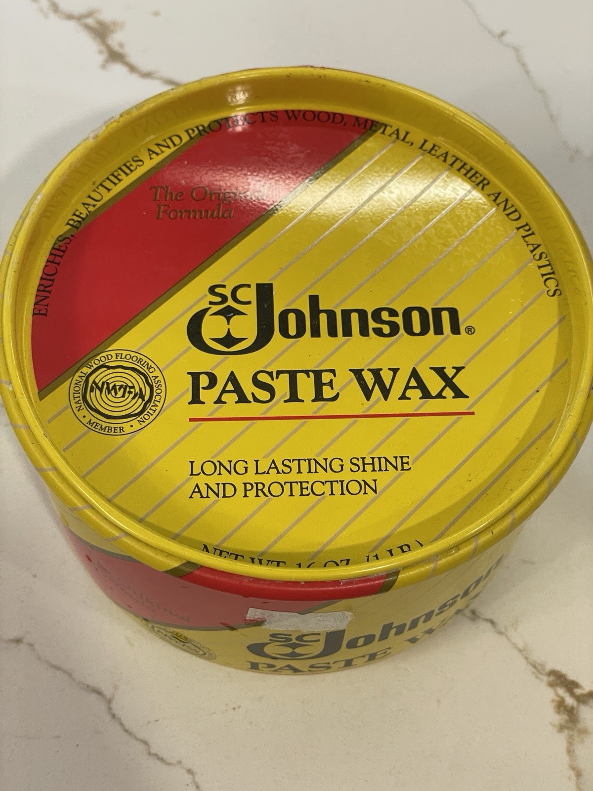 SC Johnson Paste Wax Original Formula Shine Protection 16 oz 1 lb 100% New READ