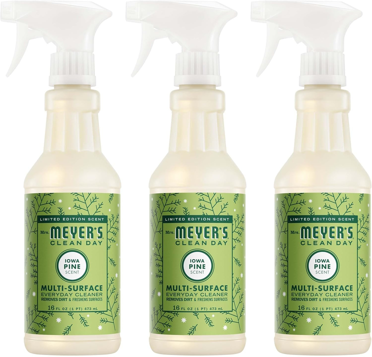 MRS. MEYER’S CLEAN DAY Multi-Surface Cleaner Spray, Cruelty Free Formula, Iowa P