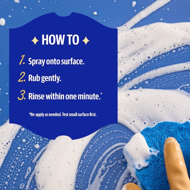 Bar Keepers Friend Spray + Foam Multi-Purpose Bathroom Cleaner, 25.4 fl oz