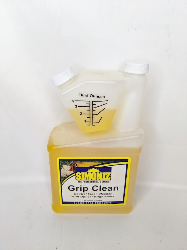 Simoniz Grip Clean Concentrate Neutral Cleaner – Tip and Pour – 32 fl oz