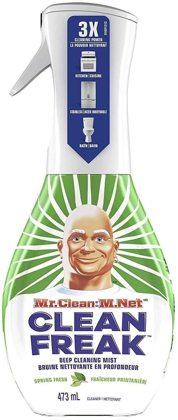 Mr. Clean Freak Deep Cleaning Mist, Original Gain, 16 fl oz (Pack of 2)