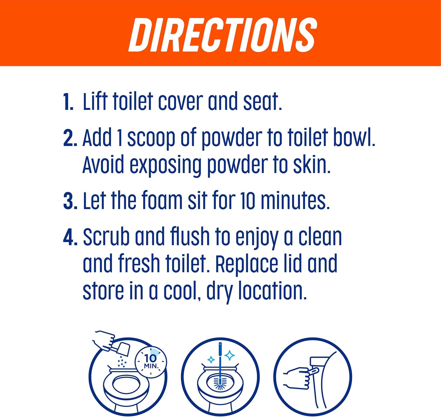 Ultra Foam Toilet Bowl Cleaner – Provides Up to 8 Cleans – Citrus Scent – Fights
