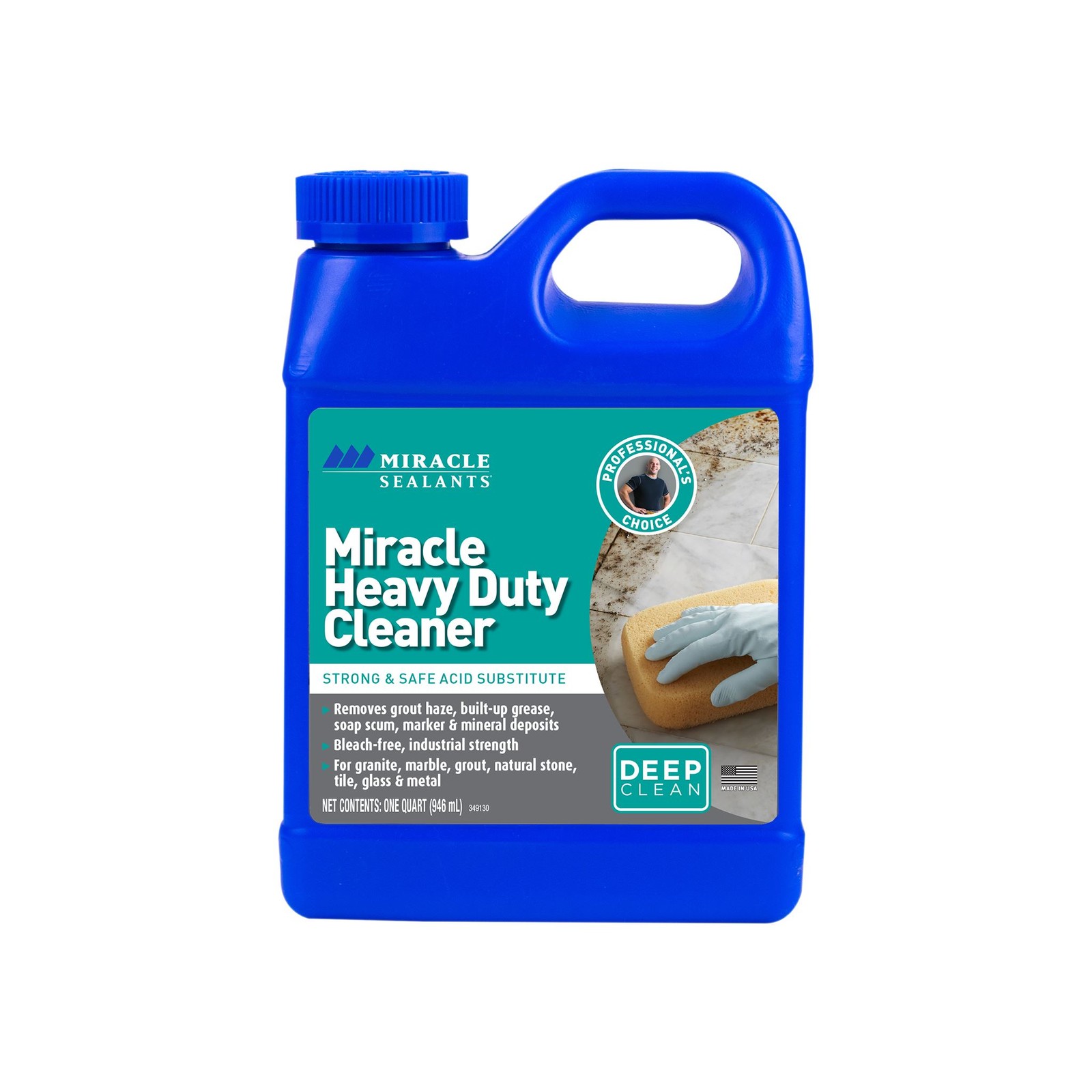 Miracle Sealants Miracle Heavy-Duty Cleaner (Acid Substitute) Quart