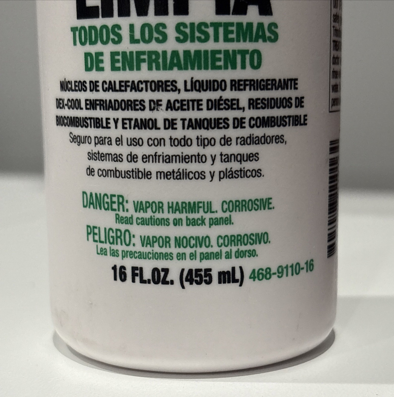 Irontite 468-9110-16 Thoro Flush Cleaner For Cooling Systems 16 Ounce Brand New