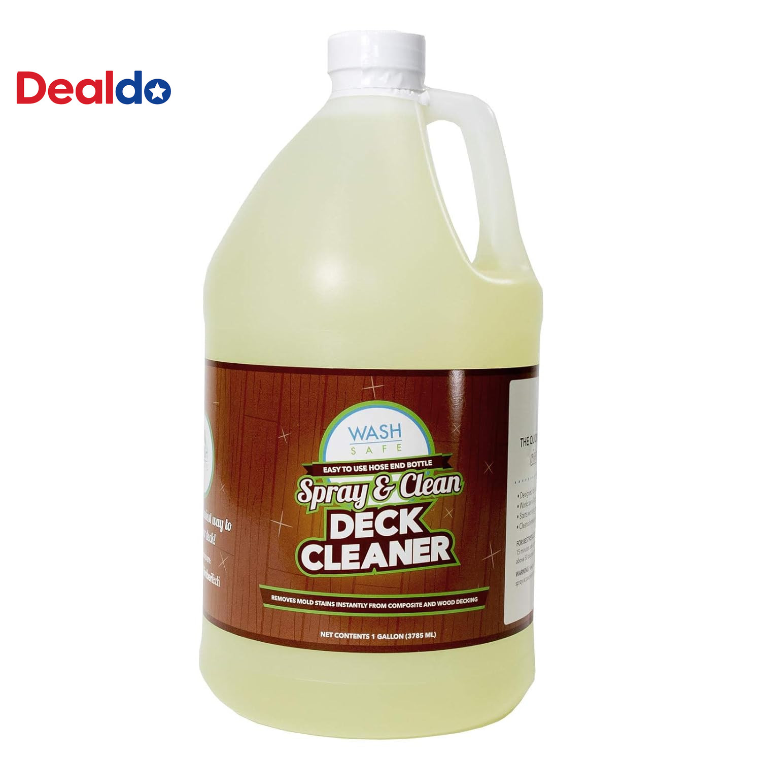 Wash Safe™ SPRAY & CLEAN Commercial-Strength Composite Deck Cleaner | Remove Bla