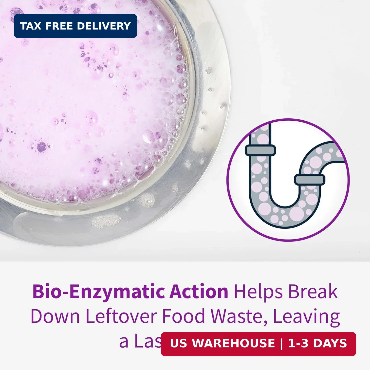 Rejuvenate Disposal Cleaner, 6 Pods, Lavender-Scented Disposal and Pipe Cleaner
