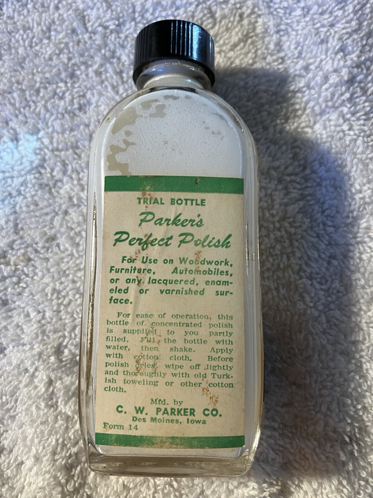 1933 Parker’s Perfect Polish Concentrate
