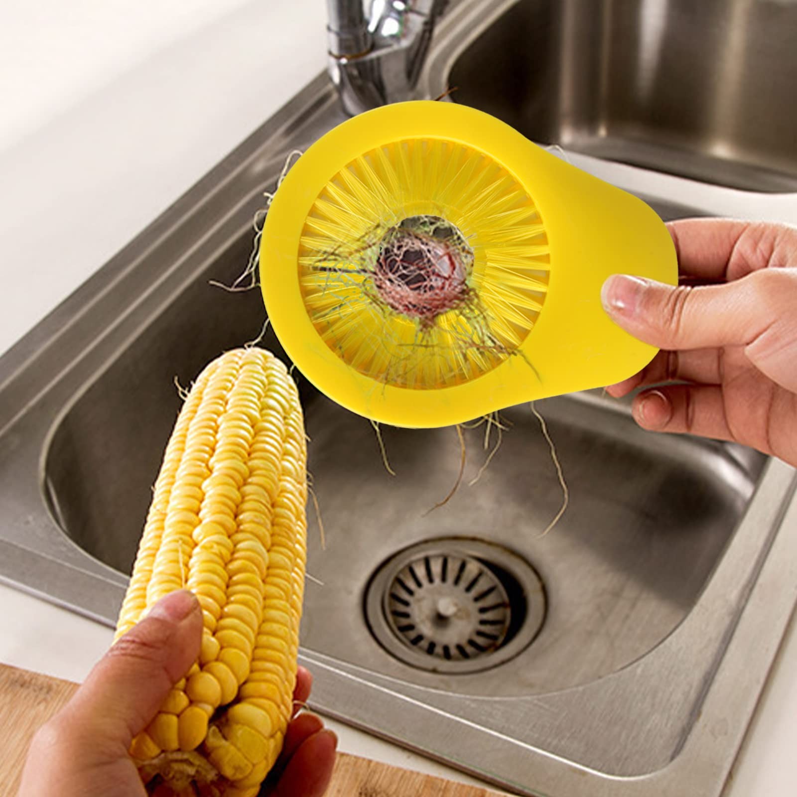 Flexible Vegetable Brush Fruit and Vegetable Brushes Vegetable/Fruit Peeler wit