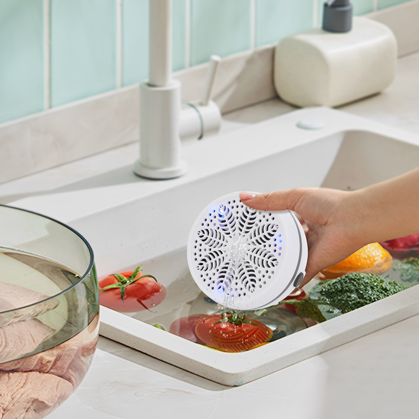 Fruit and Vegetable Washing Machine,Fruit Cleaner Device,Portable Fruit Purifier