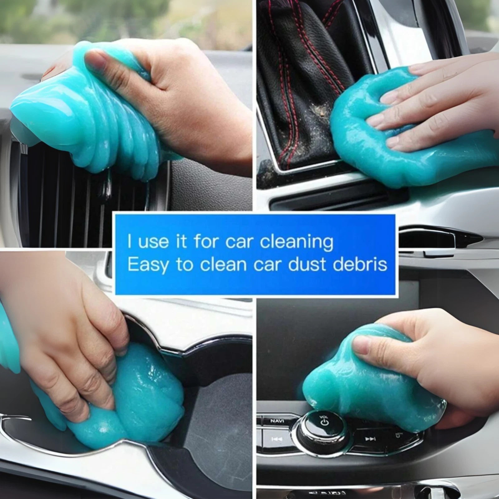 70g Cleaning Gel Car Magic Dust Remover Glue Keyboard Cleaner Multi-Use Car Gel