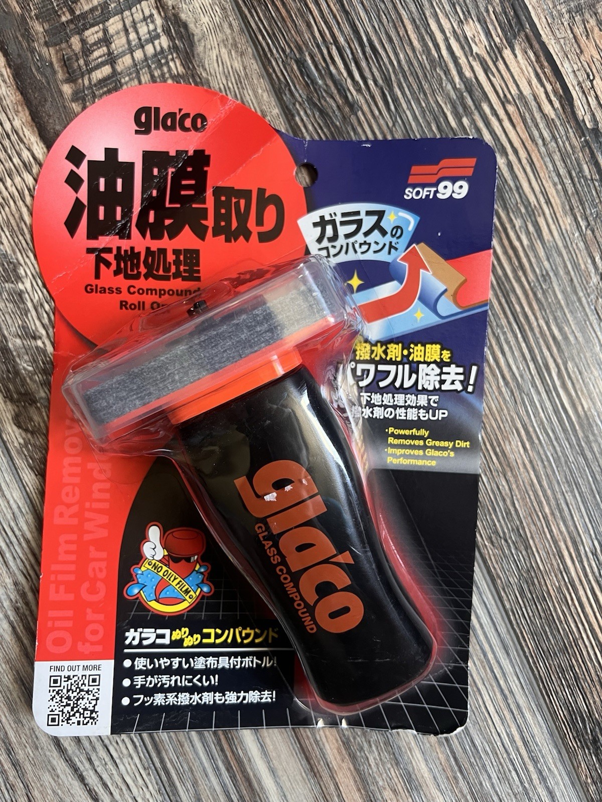 SOFT99 Glaco 04101 Window Care Oil film Glass Compound 100ml Cleaner Roll-On