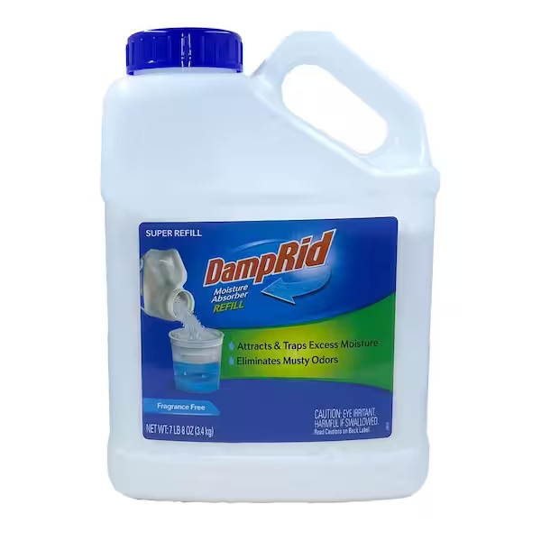 NEW Super Refill DampRid 7.5 lbs. Moisture Absorber Fragrance Free Remove Odors