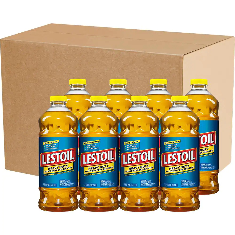 Lestoil 48 Oz Concentrated Heavy Duty Multi Purpose Cleaner Pack of 8 Bottles