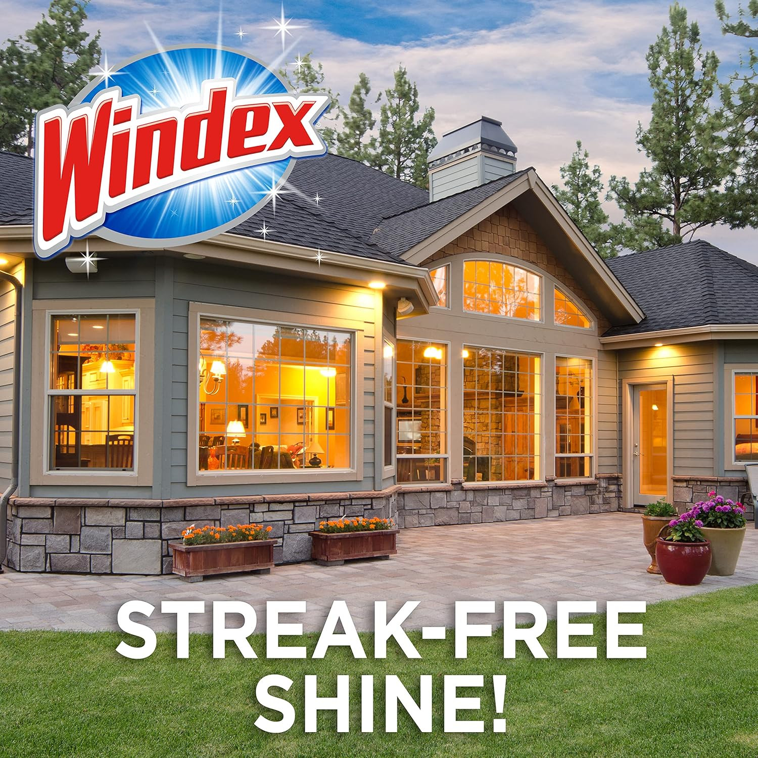 Outdoor Window and Glass Cleaner Hose Ammonia Free Concentrated 32 Fl Oz 2 Pack
