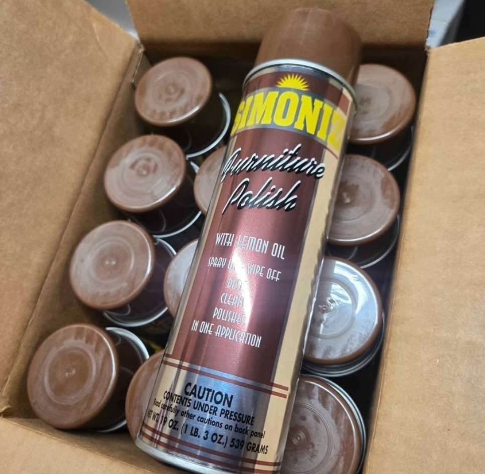 Simoniz Furniture Polish with Lemon Oil 19 fl Oz Pack Of 12