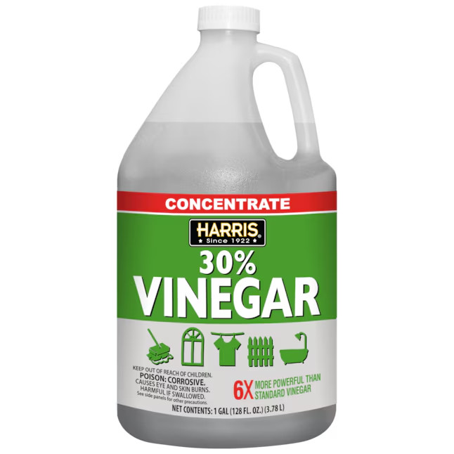 Harris 30% Concentrated Vinegar 1-Gallon Multi-Use All-Purpose Cleaning Solution