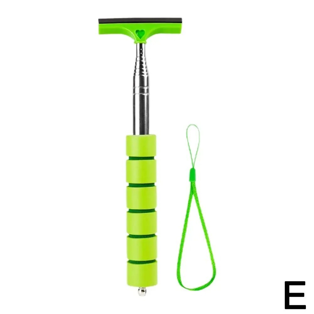 Portable Car Window Wiper Extendable Handle Glass Mirror Cleaner Cleaning Tool