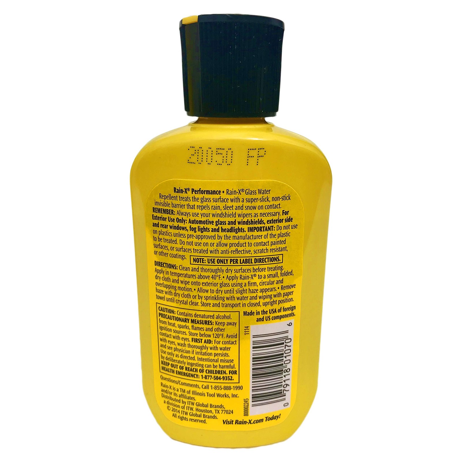 Rain X Original Windshield Treatment Glass Water Repellent 3.5 Fl Oz Pack of 2