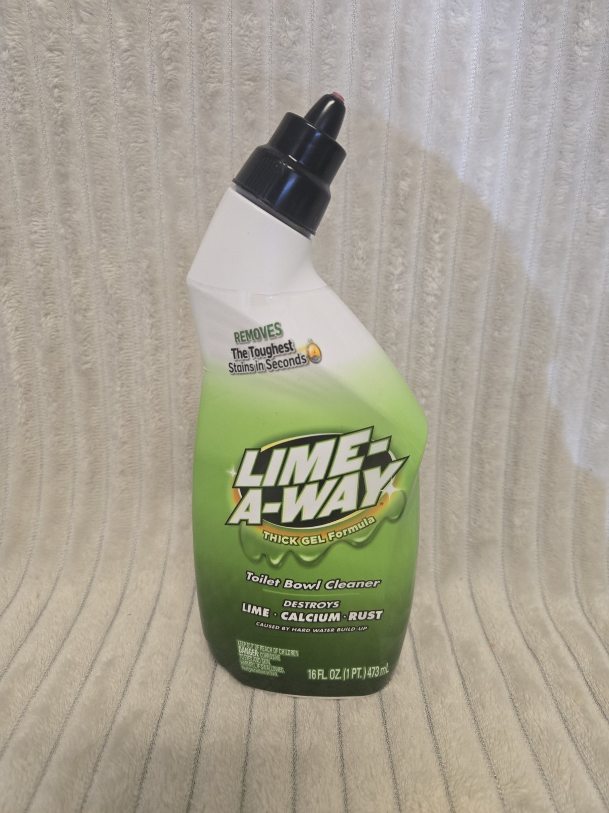 Lime-A-Way Lime Away Thick Gel Formula Toilet Bowl Cleaner 16 Oz–